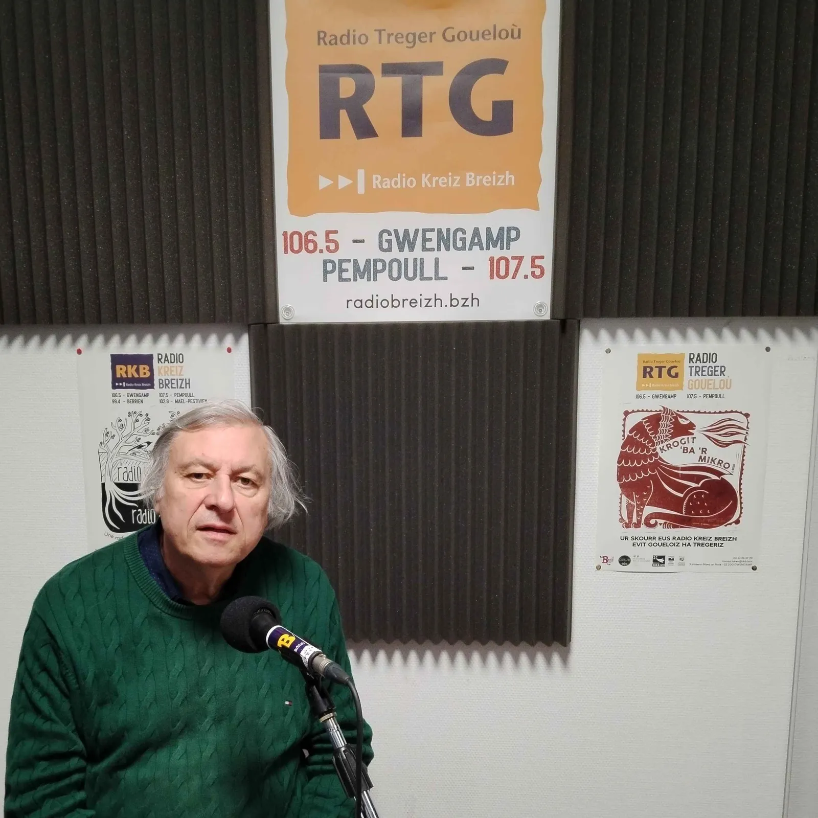 Serj Richard, ar stourm dianavezet evit ar brezhoneg e Bro Bariz