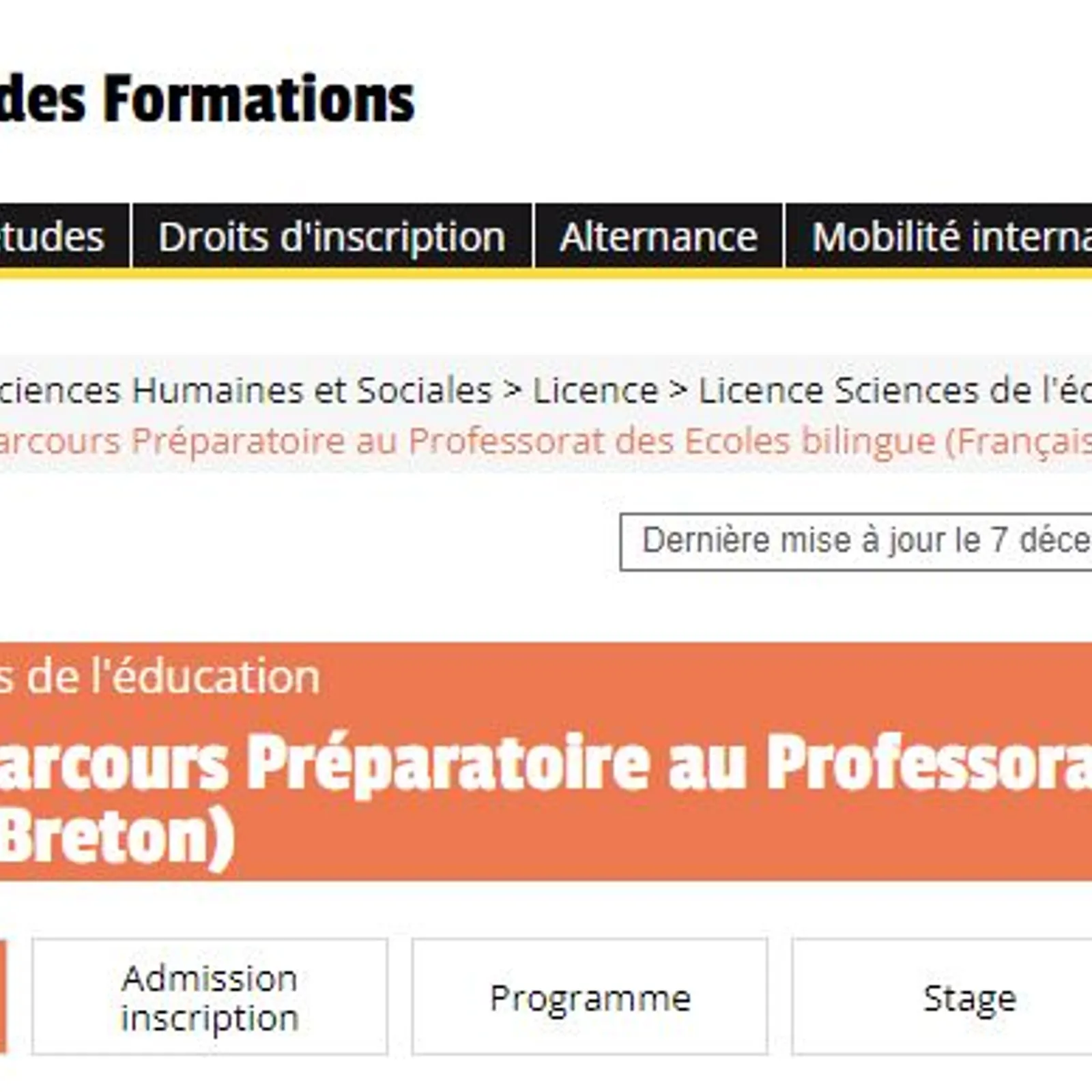 Licence universitaire PPPE, se préparer à enseigner en breton
