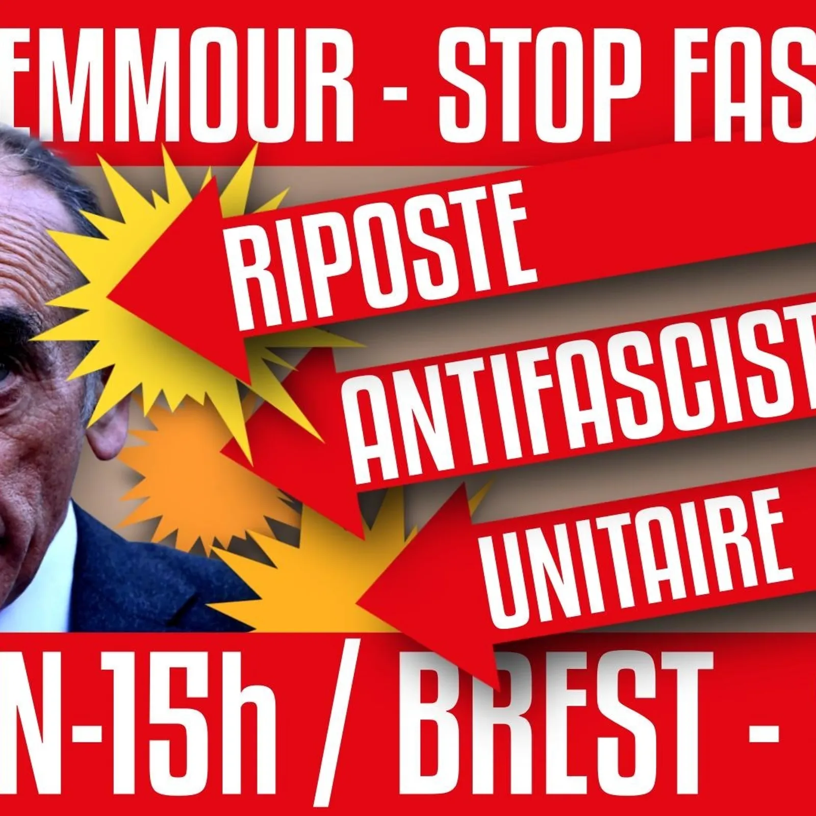 Eric Zemmour 'ba Brest: ne vo ket graet un degemer mat dezhañ!