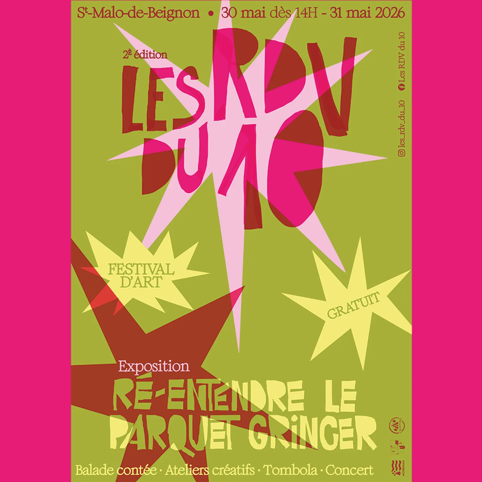 LE TIMBRE DU COIN 2026 => [INTW] 2ème FESTIVAL D'ART "LES RDV DU 10" ! Les 30 & 31 MAI à ST-MALO-DE-BEIGNON