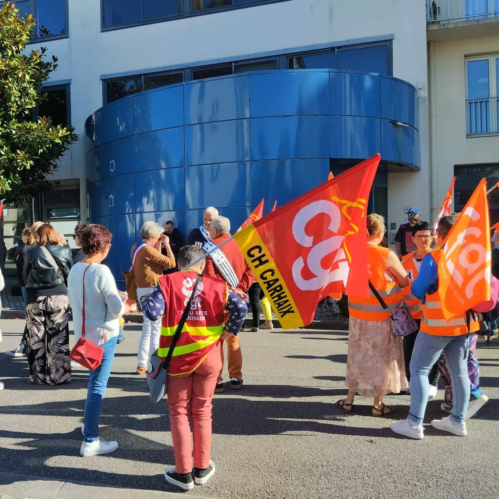 Ospital Karaez : bac'het eo pennoù bras an ARS gant ar vanifesterien