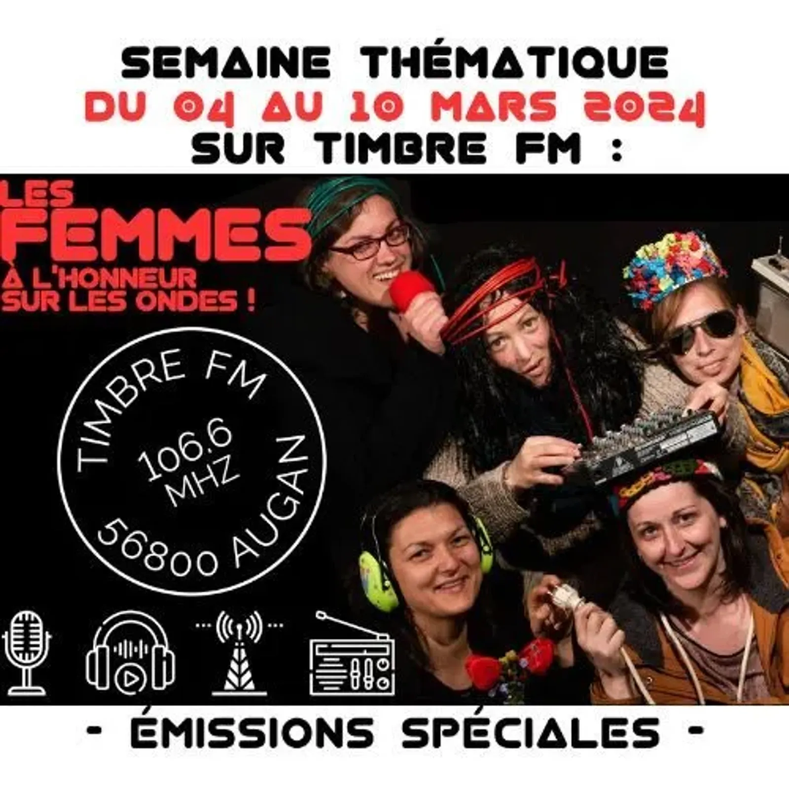 Épisode 291 - Spécial "Filles" - Semaine thématique Timbre FM "les femmes à l'honneur sur les ondes"