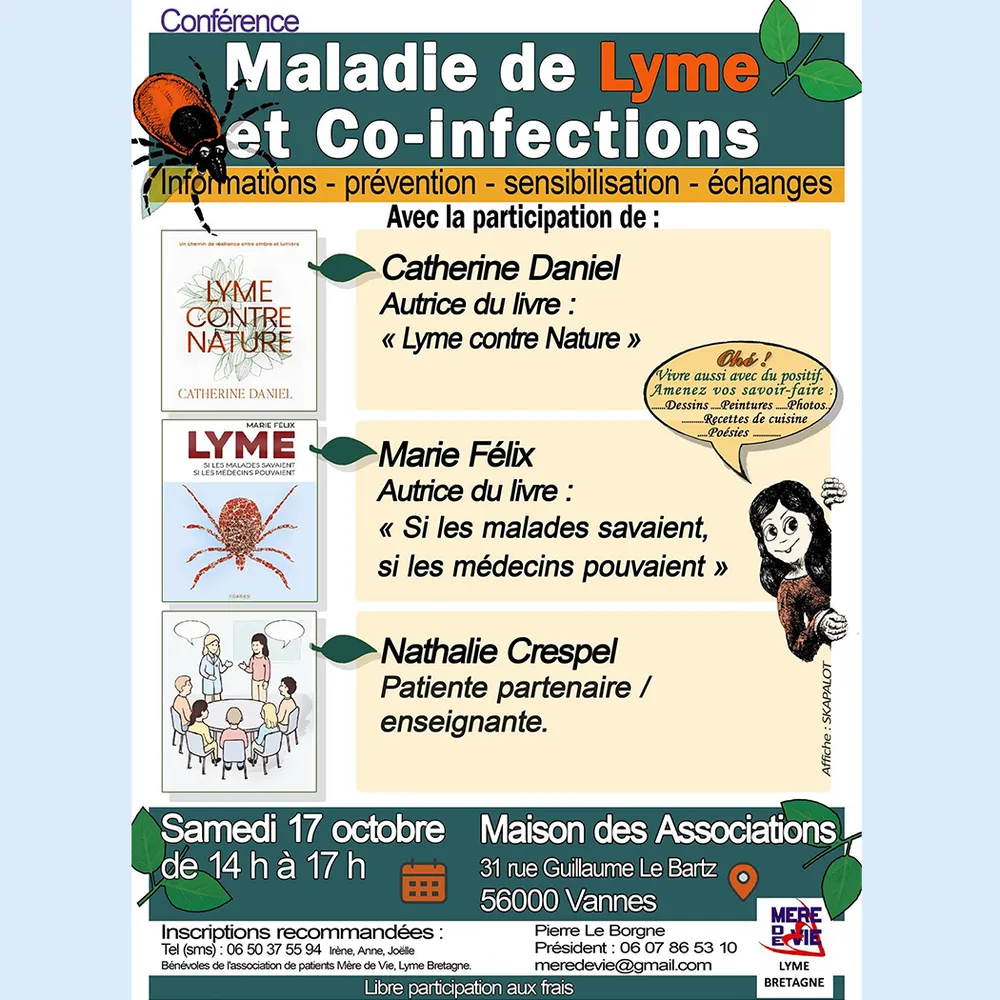 LE TIMBRE DU COIN 2026 => [INTW] MALADIE DE LYME / Association MÈRE DE VIE - LYME BRETAGNE