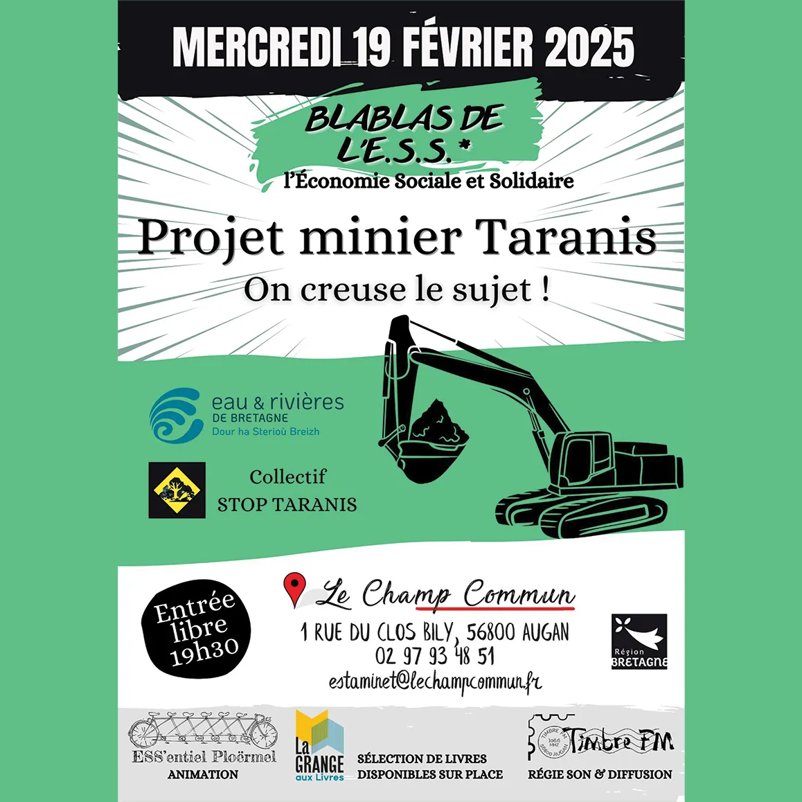 Projet Minier Taranis, on creuse le sujet ! [Blablas de l'ESS du 19/02/2025]