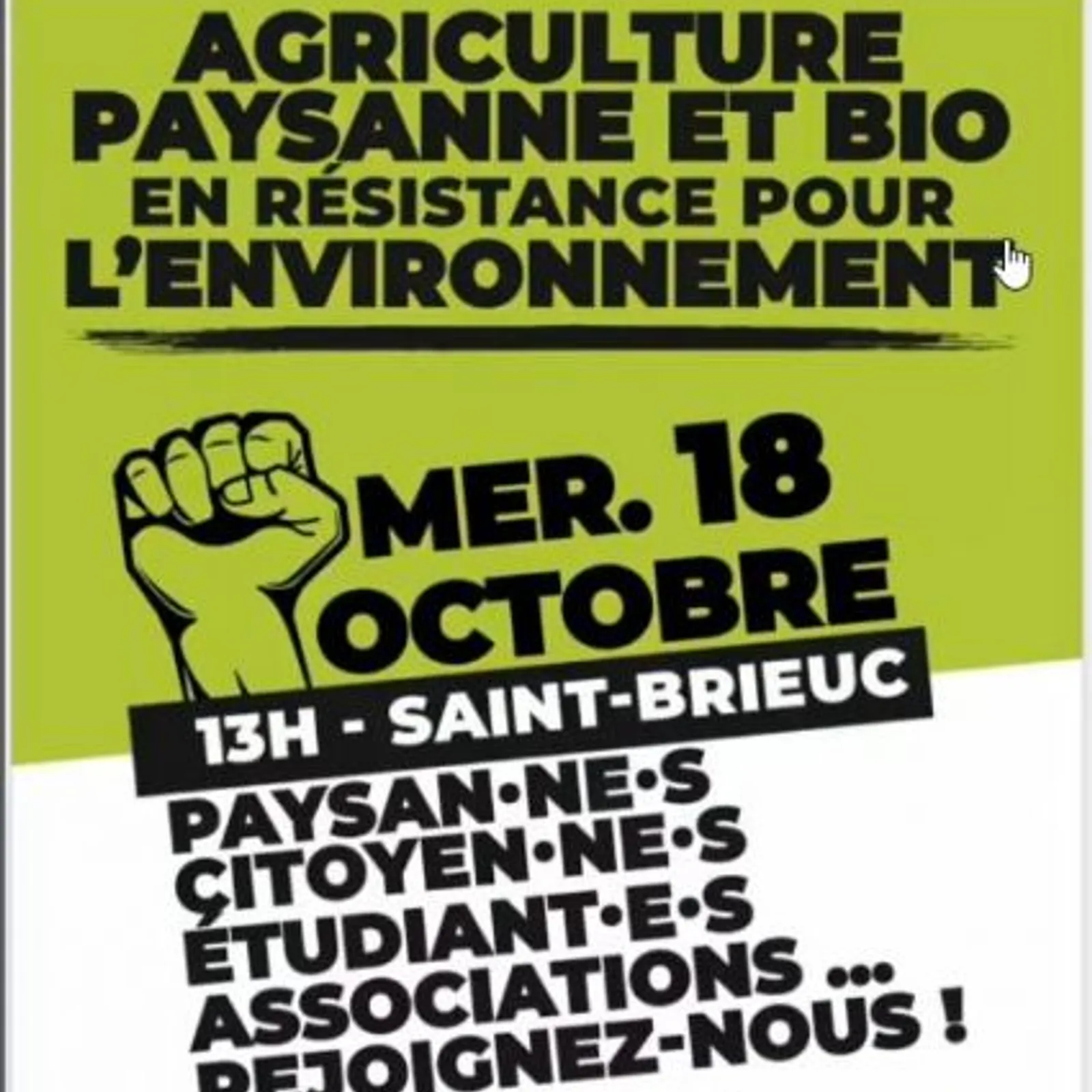 Lutte pour le maintien des MAEC