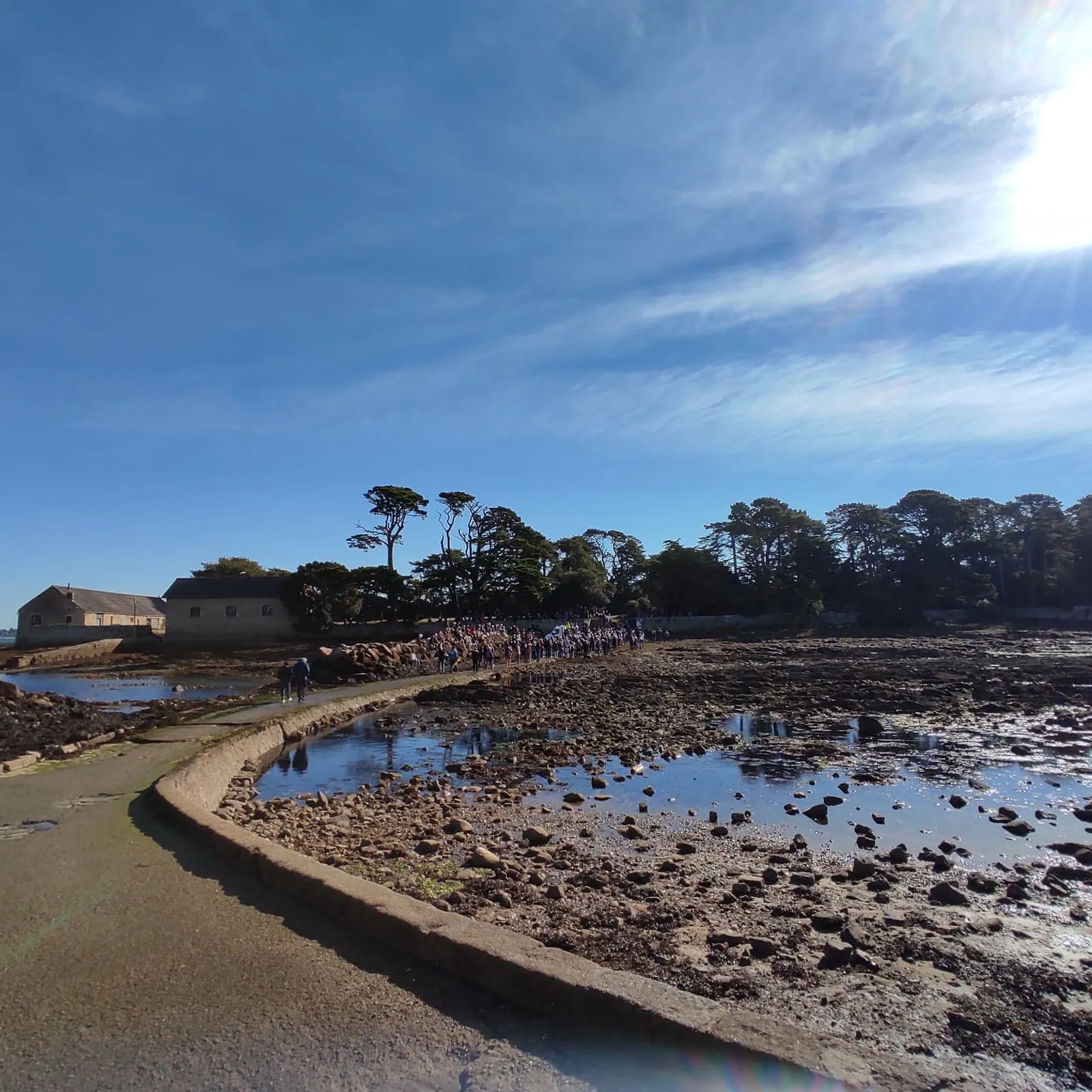 Le reportage : un rassemblement sur l'île Berder