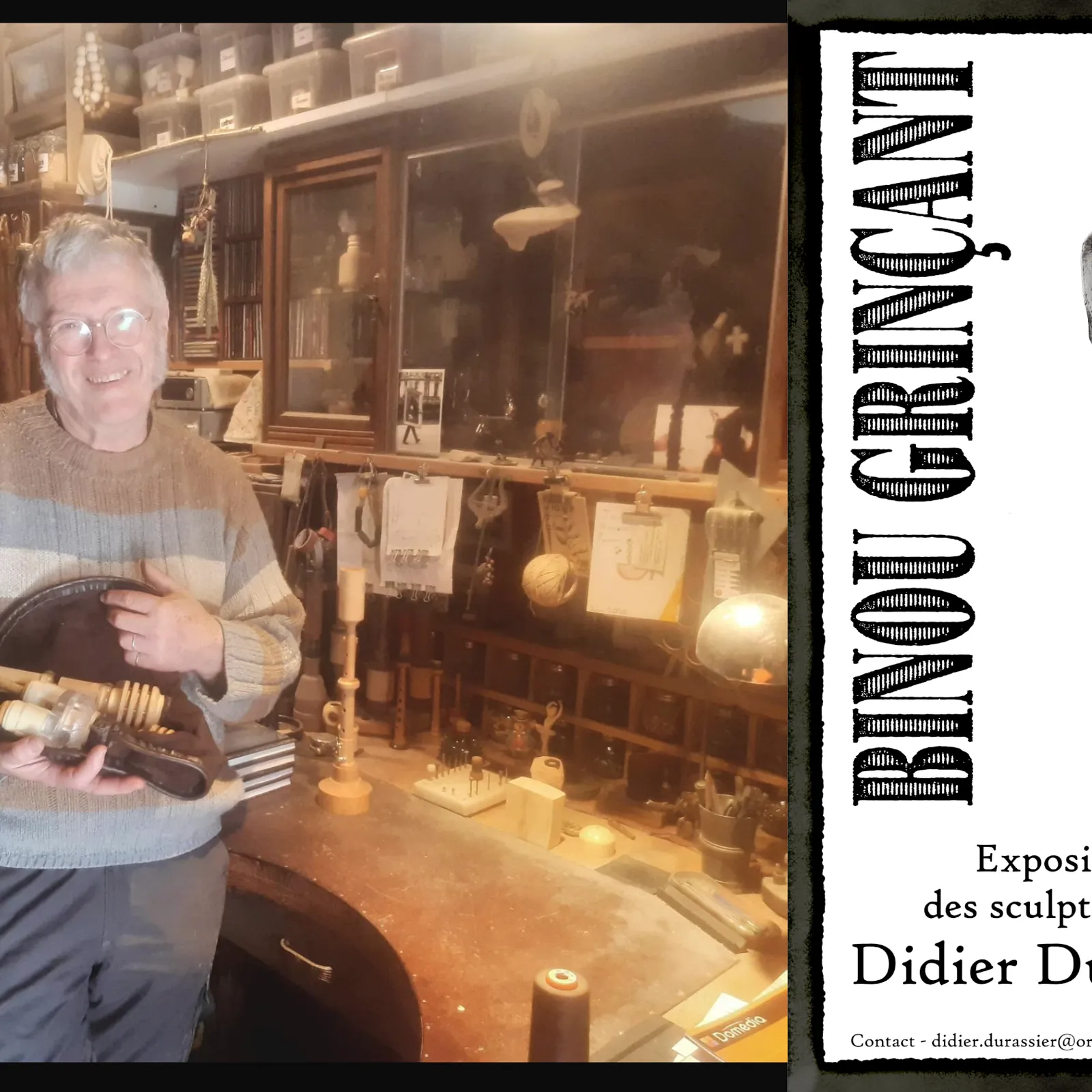 Didier Durassier, Biniou grinçant mais pas les doigts rouillés !