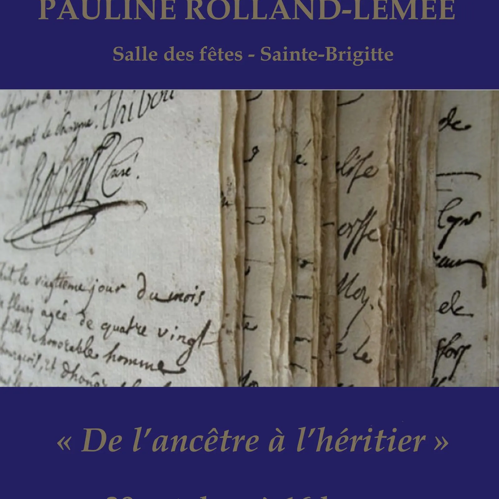 Cartes Blanches de Sainte-Brigitte : La généalogie avec Pauline