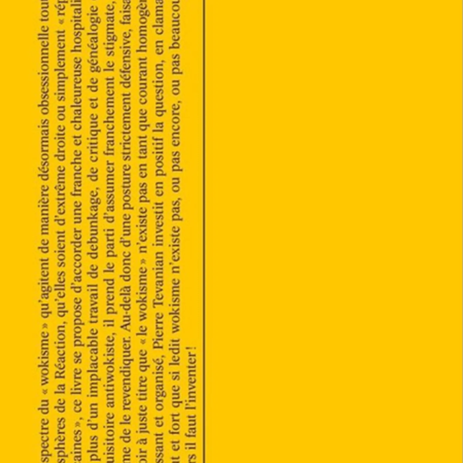 Ne tirez pas sur le wokiste !