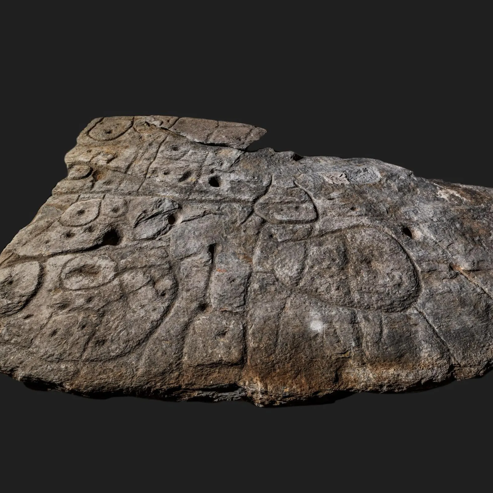 Avec les archéologues sur le site de découverte de la dalle gravée de Saint Belec 01