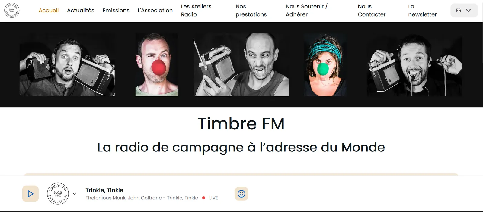 !! JOIE !! Le NOUVEAU SITE de Timbre FM est EN LIGNE !!