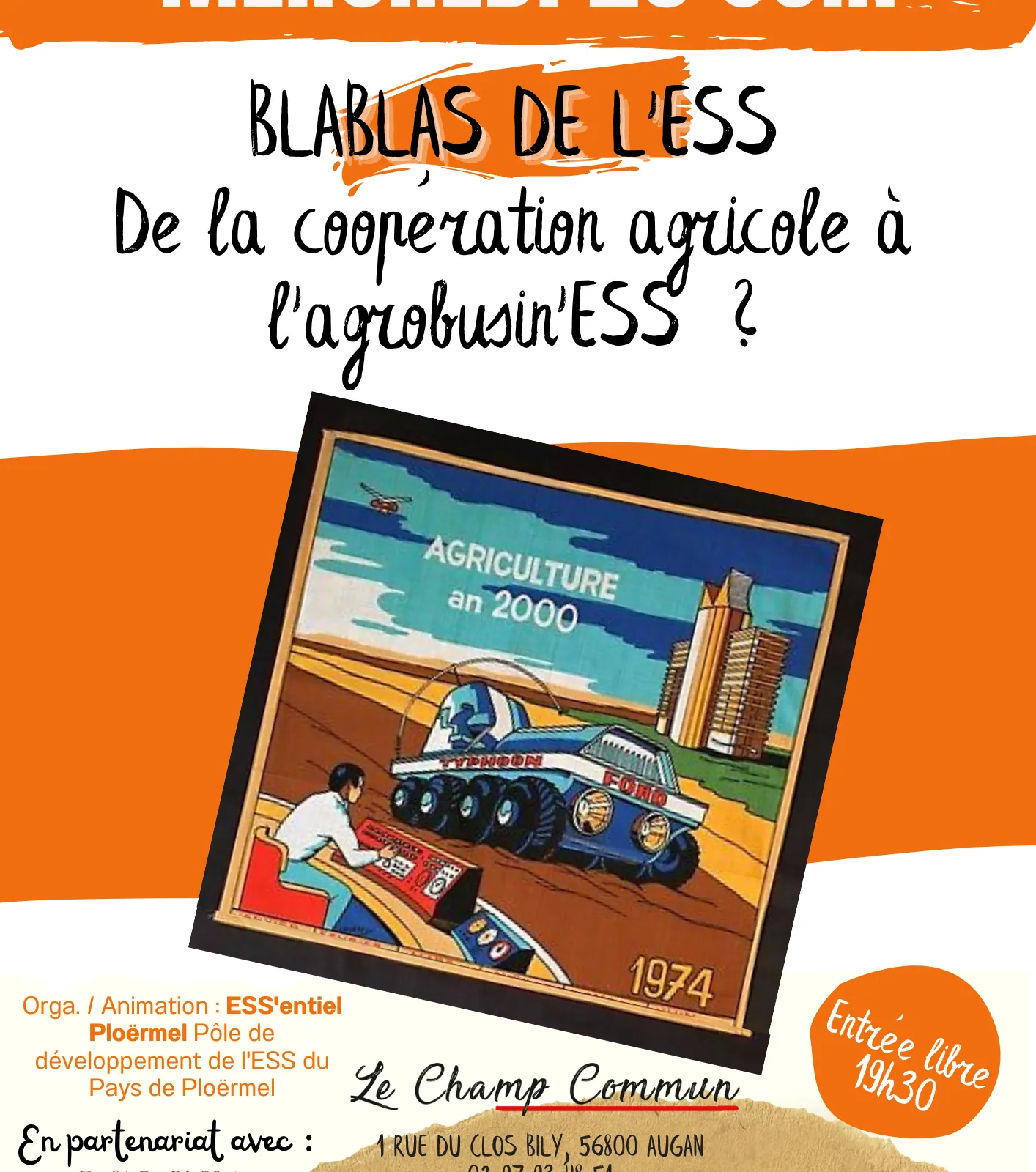 De la coopération agricole à l'agrobusin'ESS ? 28 06 2023