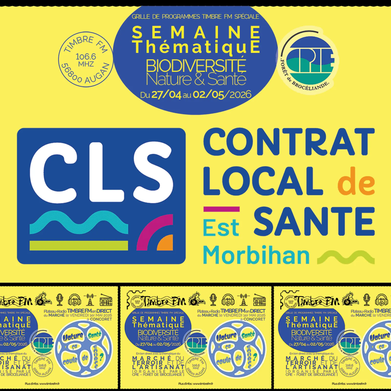 LE TIMBRE DU COIN 2026 => [INTW] Focus sur le CONTRAT LOCAL DE SANTÉ EST MORBIHAN ! [Semaine Thématique Timbre FM : "Nature-Santé"]