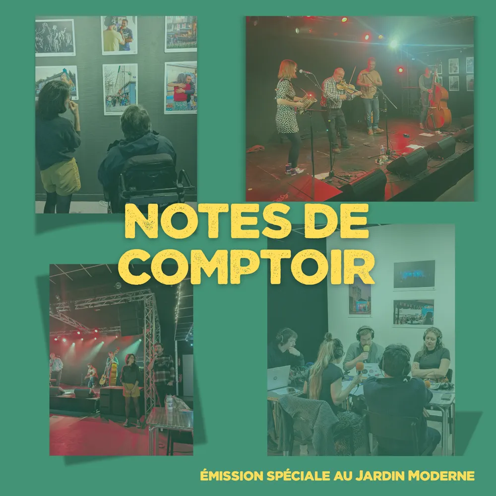 Emission spéciale pour le vernissage de l'expo photo au Jardin Moderne !