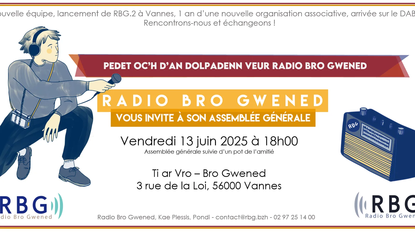 Emvod-meur Radio Bro Gwened !