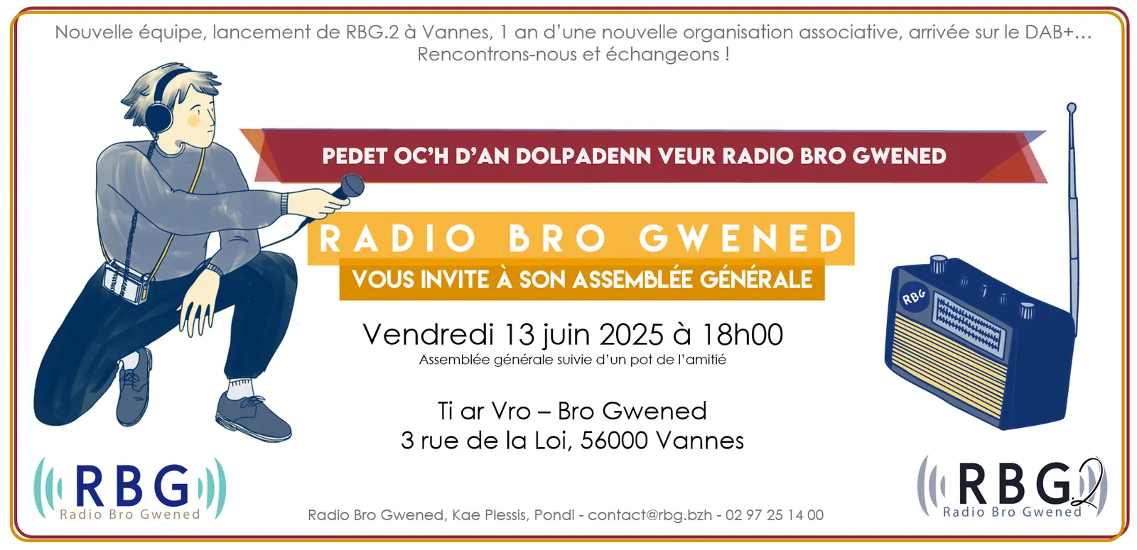 Emvod-meur Radio Bro Gwened !