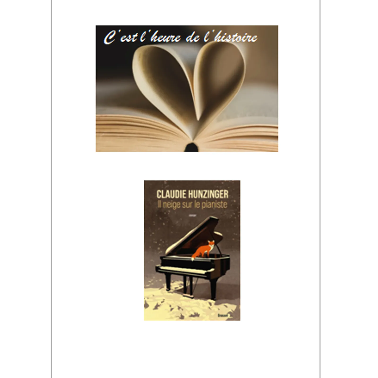 Il neige sur le pianiste - Claudie Hunzinger