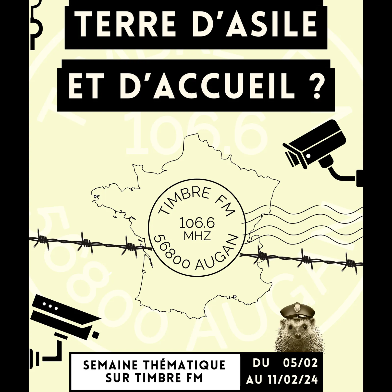 PLAYLIST TIMBREE – Ateliers CADA 2023 - Semaine thématique "Terre d'asile & d'accueil ?"