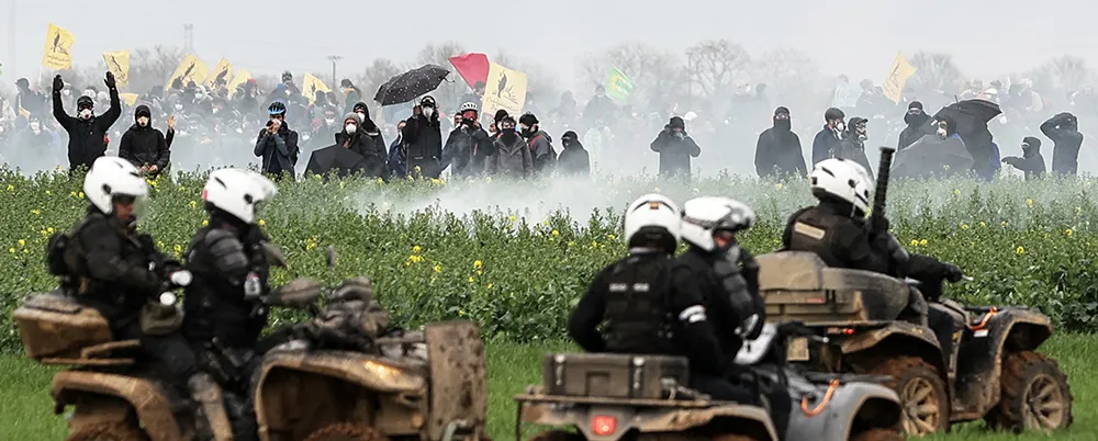 Sainte Soline :  rencontre avec l'un des prévenus du procès de Niort 01