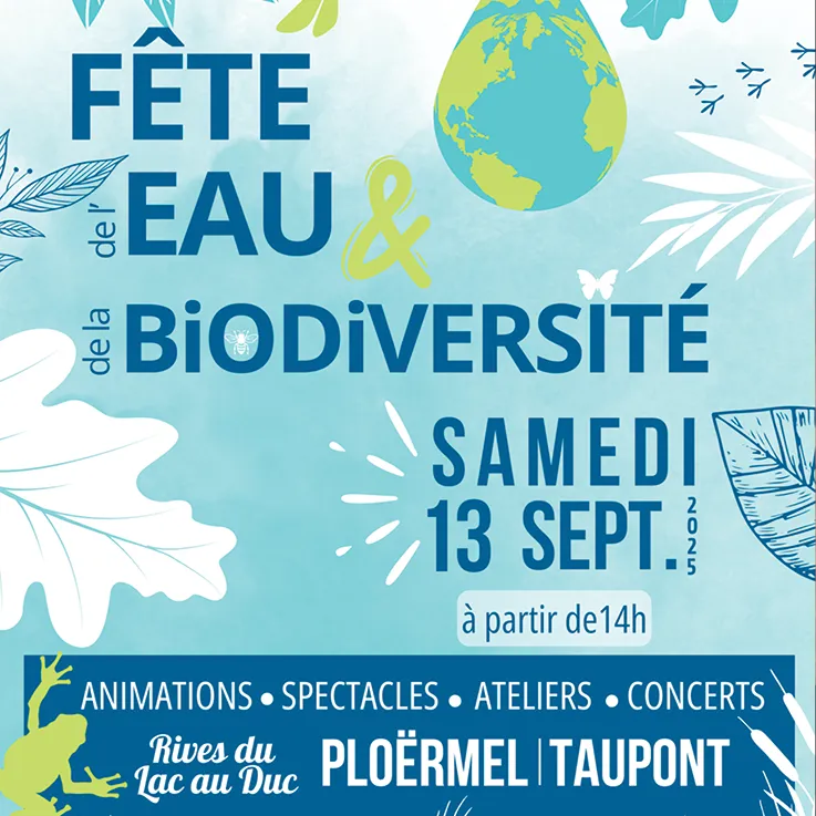 LE TIMBRE DU COIN 2025 => [INTW] SMGBO : 4ème édition de la FÊTE DE L'EAU & DE LA BIODIVERSITÉ - 13/09/2025 - Lac Au Duc - PLOËRMEL/TAUPONT