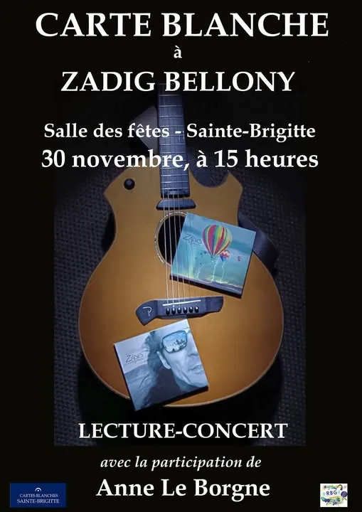 Cartes blanches : Zadig Bellony, sa guitare et ses textes !