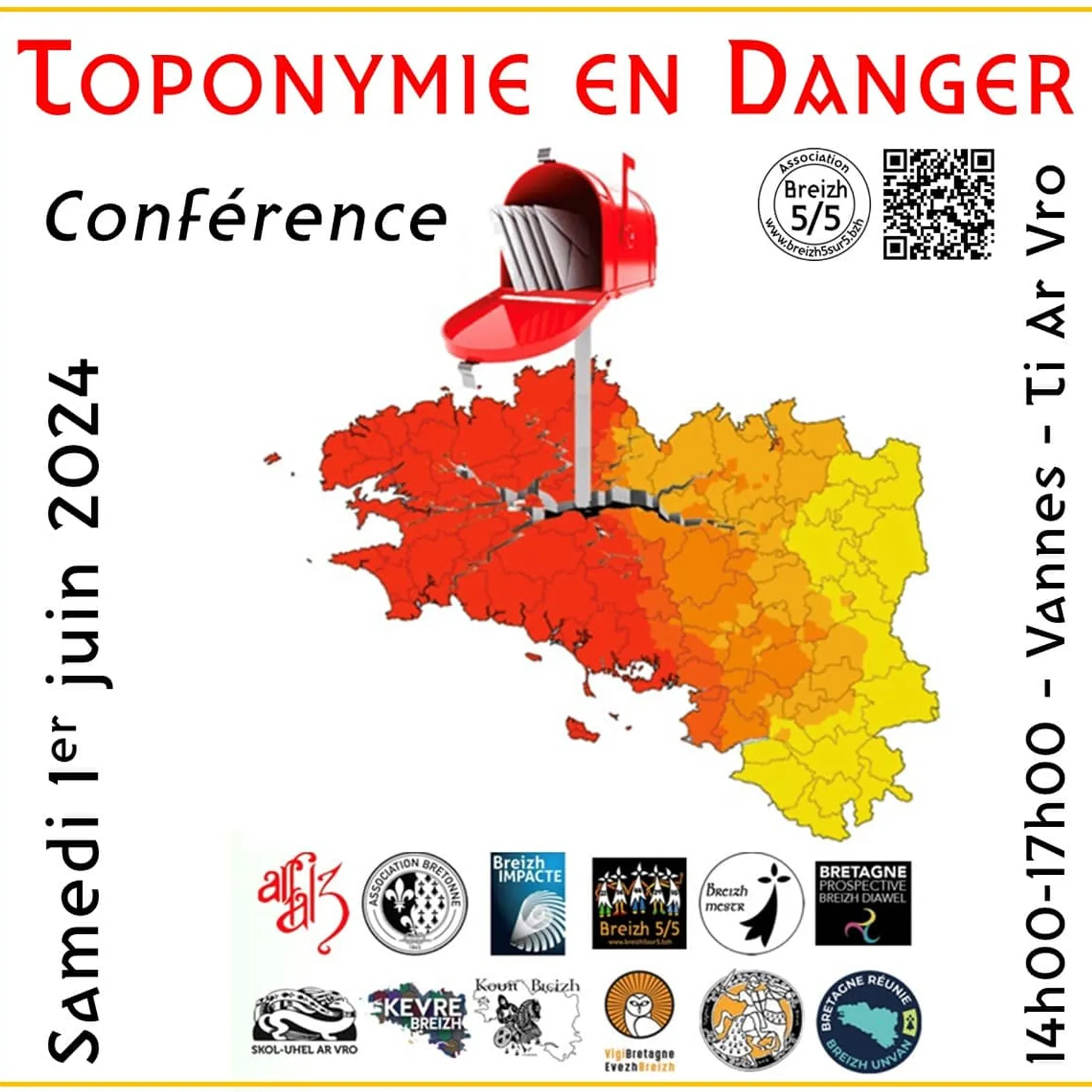 Bec’h war an anvioù-lec’hioù brezhonek, prezegenn e Gwened