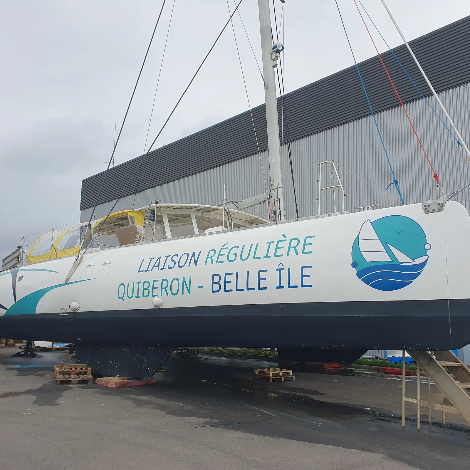 Léon Passuello, une navette à voile entre Quiberon et Belle-Île