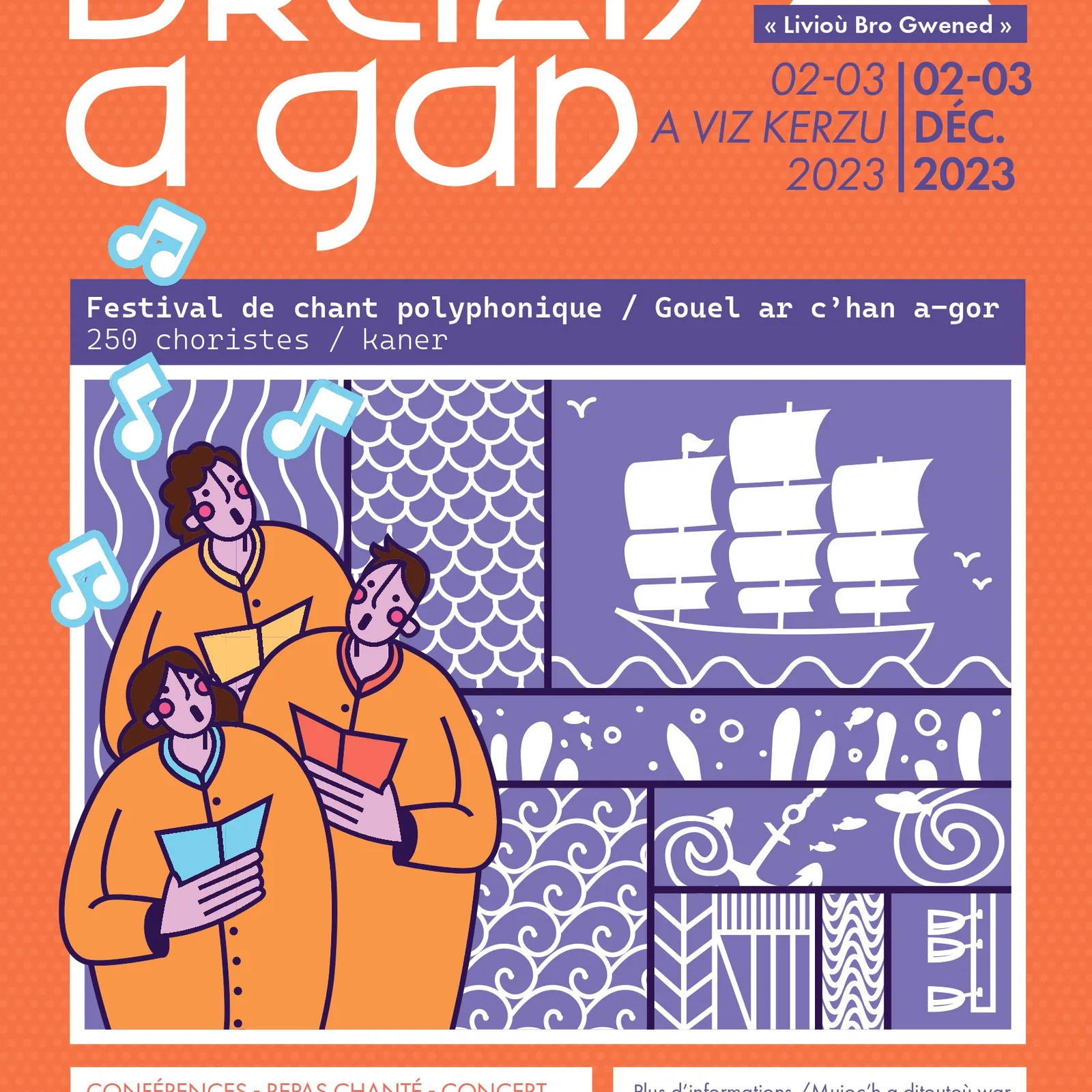 Ar fest « Breizh a gan » vo dalc’het e Bro Gwened ar blez-mañ ! 