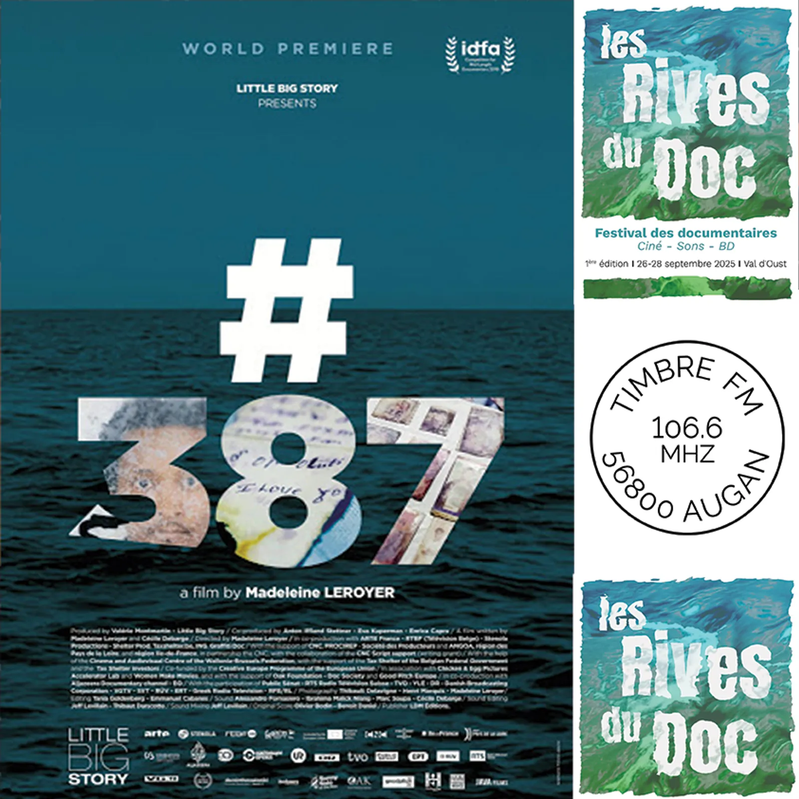 LE TIMBRE DU COIN 2025 => [INTW] MADELEINE LEROYER, réalisatrice - Documentaire "NUMÉRO 387, disparu en méditerranée", invitée du FESTIVAL LES RIVES DU DOC"