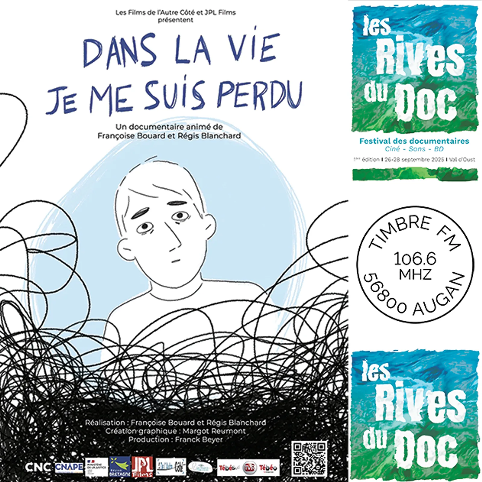 LE TIMBRE DU COIN 2025 => [INTW] Françoise BOUARD, réalisatrice - Documentaire "DANS LA VIE JE ME SUIS PERDU", invitée du FESTIVAL LES RIVES DU DOC"