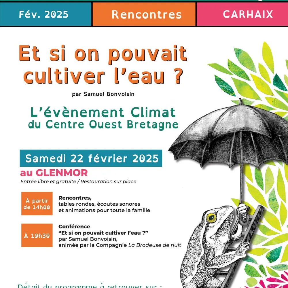 Hin COB grande journée sur le climat à Carhaix, rencontre avec un agriculteur qui a pratiqué l'agriculture régénérative depuis les années 1990