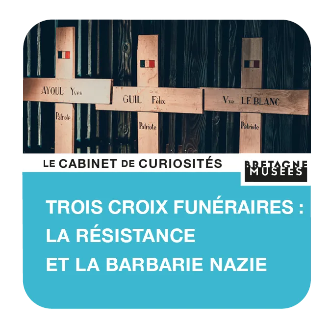 5. Trois croix funéraires témoignant de la Résistance et de la barbarie nazie