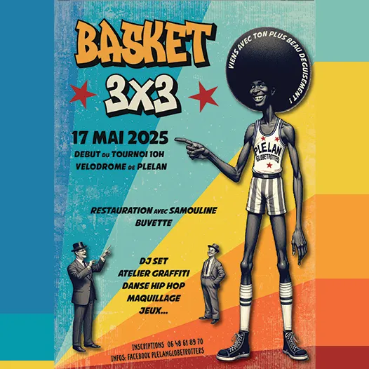 LE TIMBRE DU COIN 2025 => [INTW] PLÉLAN GLOBETROTTERS : Tournoi Festif de BASKET 3X3 & cultures urbaines !