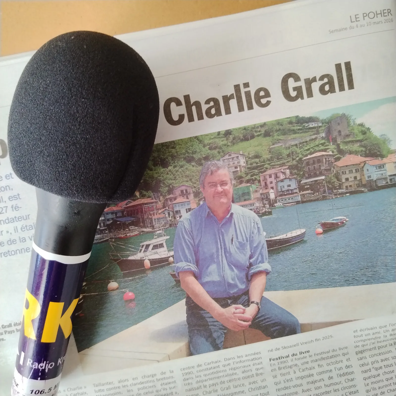 Charlie Grall : Bloavezhioù kentañ Bretagne/Breizh Info