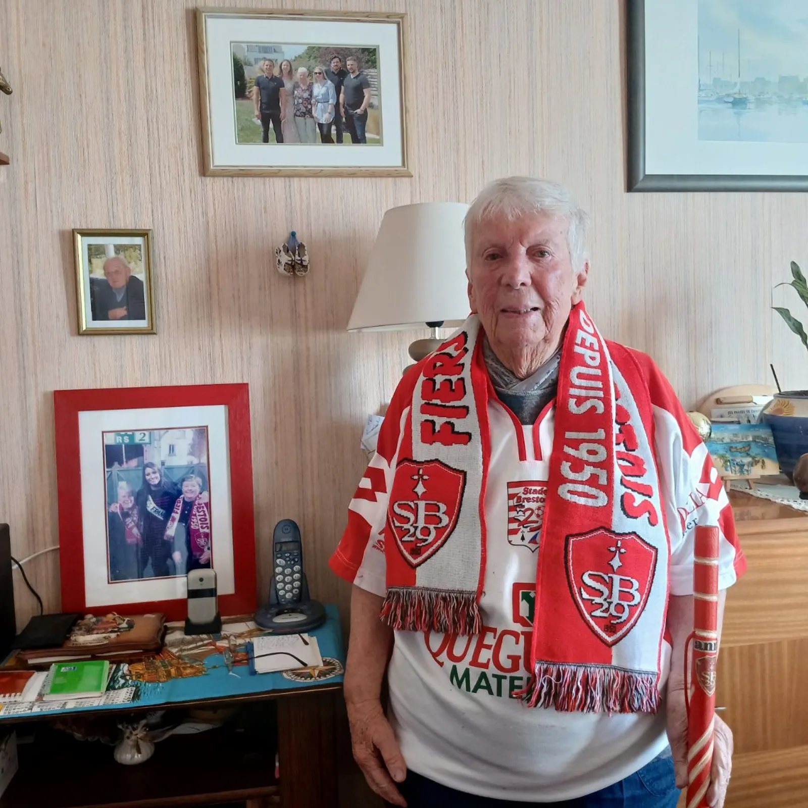 Evit Anne, 90 vloaz, emañ Stade Brestois dreist pep tra!