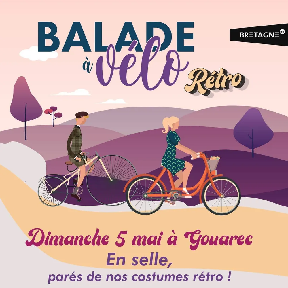Miz Mae war varc'h-houarn : pourmenadenn war velo "retro" e Gwareg