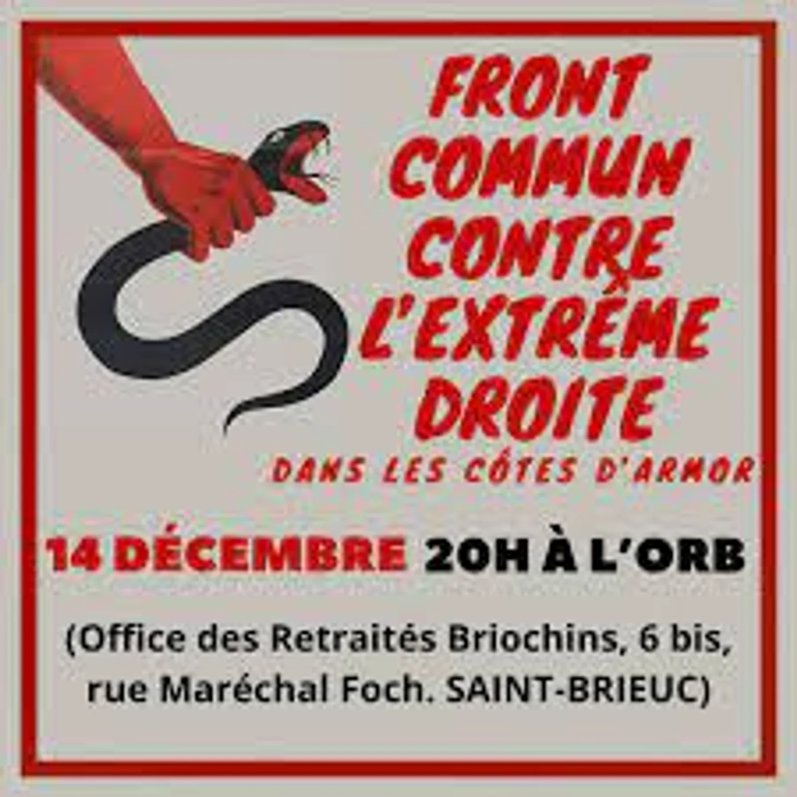 Un Talbenn boutin enep ar faskouriezh e Aodoù an Arvor