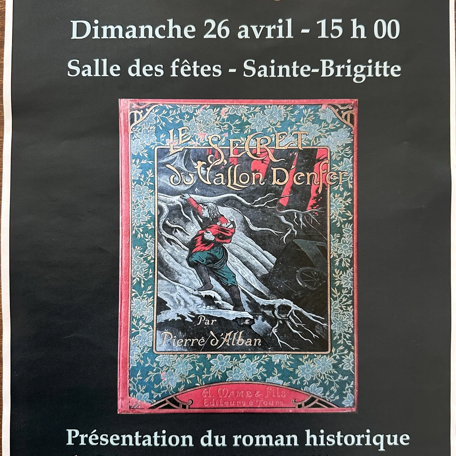 Carte blanche de Sainte-Brigitte - Le Secret du Vallon d'Enfer