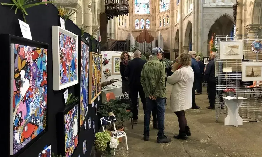 Salon Art et Collection, sculpture et peinture à l'église Saint Joseph