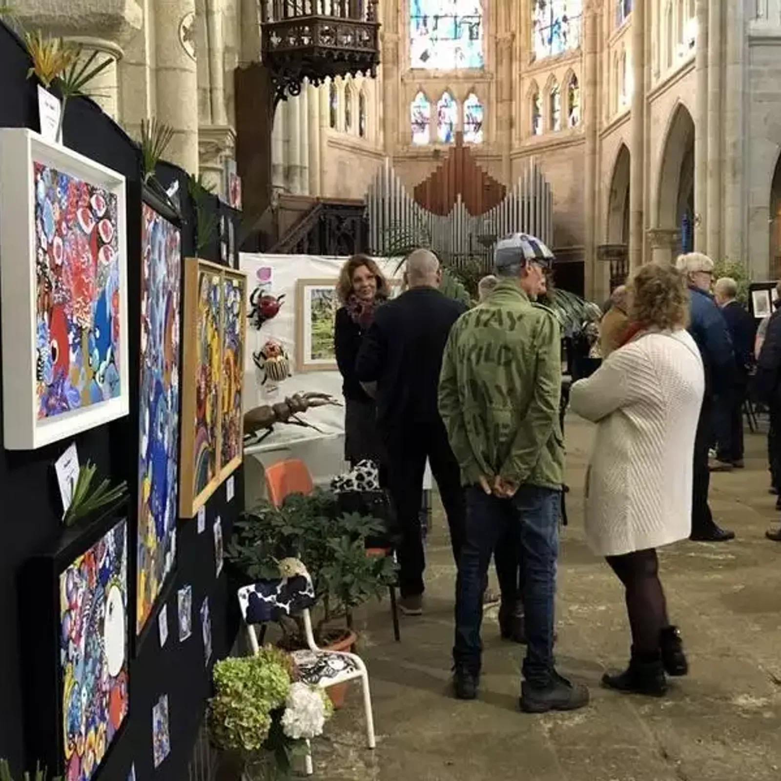 Salon Art et Collection, sculpture et peinture à l'église Saint Joseph