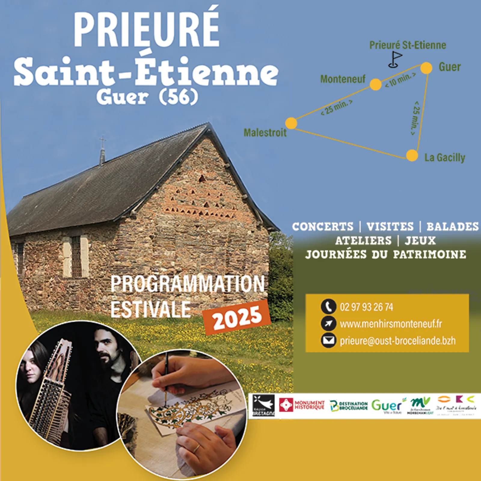 LE TIMBRE DU COIN 2025 => [INTW] Focus sur la PROGRAMMATION ESTIVALE du PRIEURÉ SAINT-ÉTIENNE - GUER