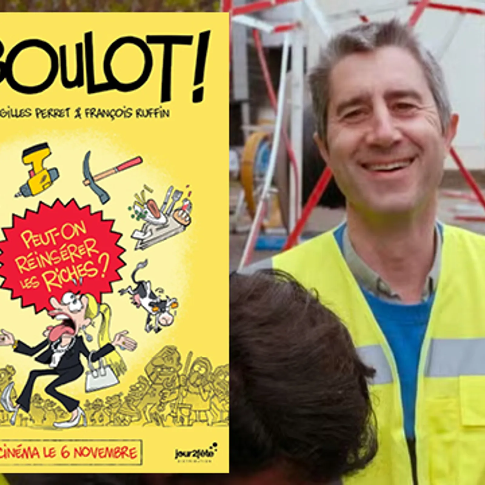 "Au boulot" le nouveau film du duo Ruffin / Perret; interview de Gilles Perret pour la tournée centre bretonne