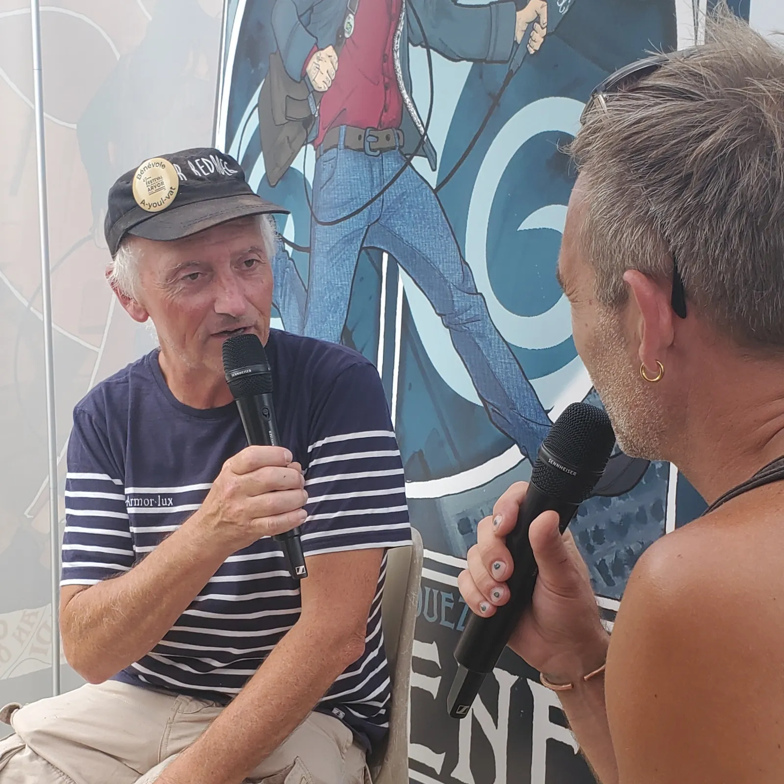 Festival an Arvor - Didier Mercier, den a volante vat 