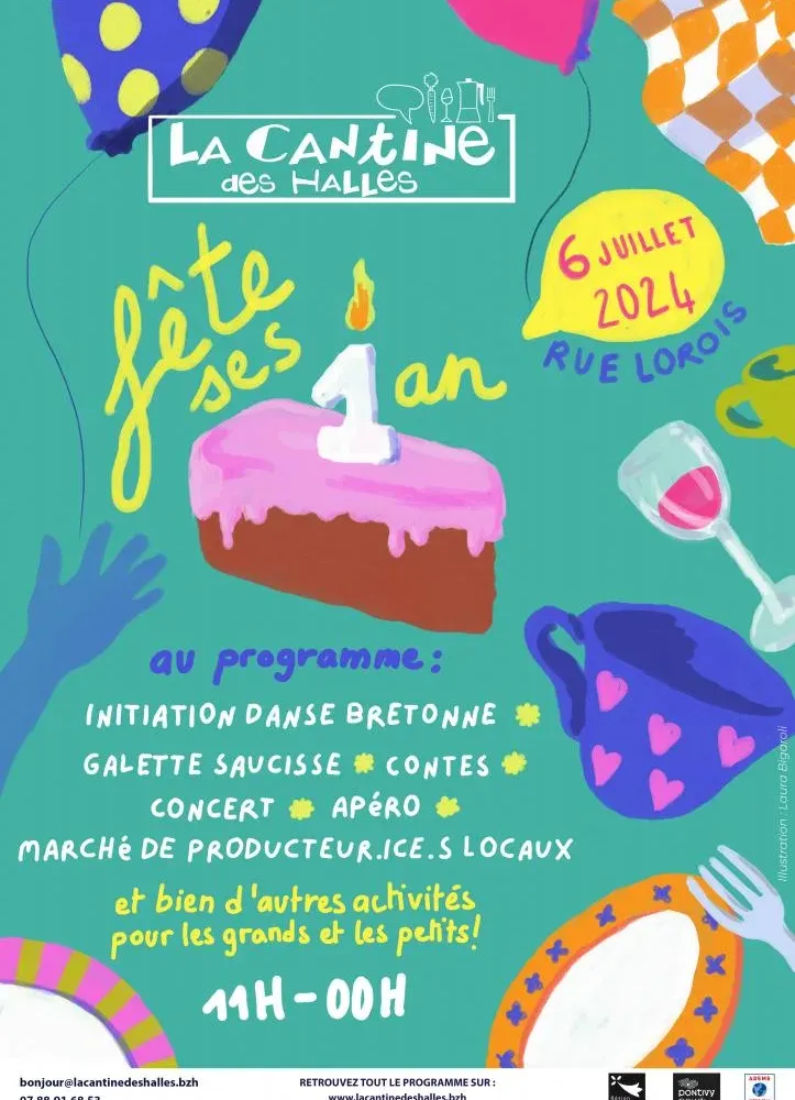 La cantine des halles - un an déjà ! 