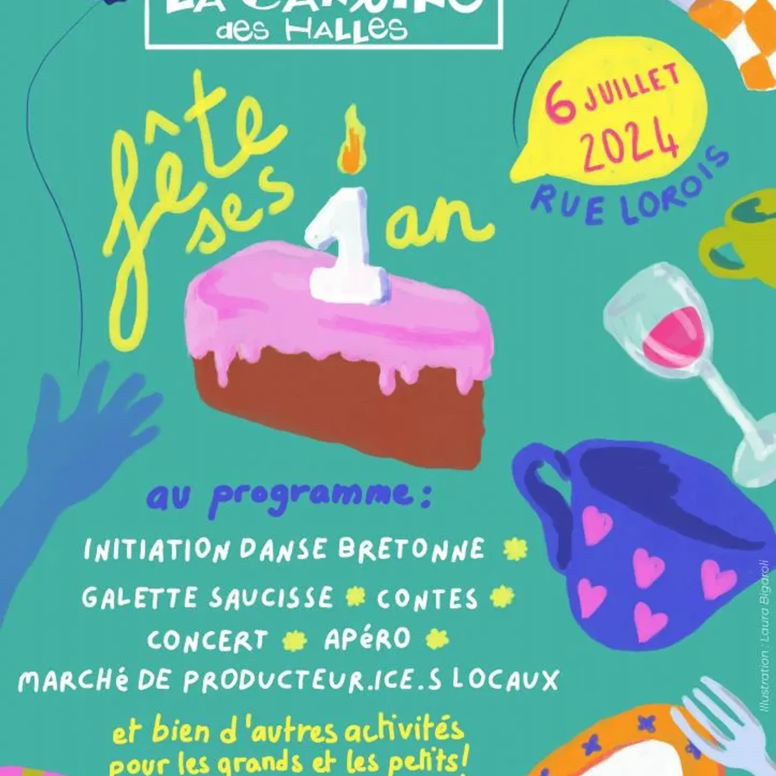 La cantine des halles - un an déjà ! 