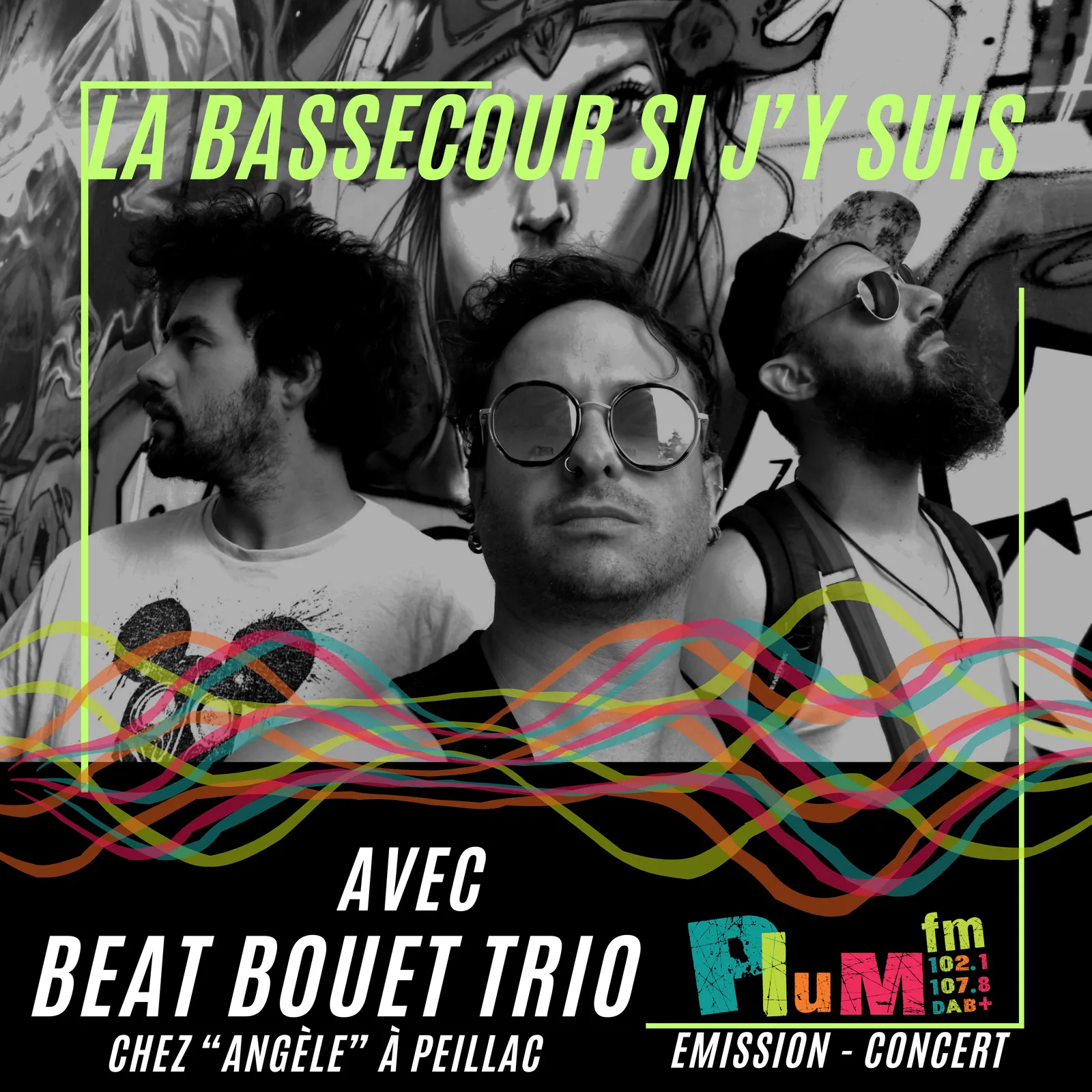 ?JEUDI 12 FEVRIER - 20h - BASSE COUR SI J'Y SUIS - BEAT BOUET TRIO✌
