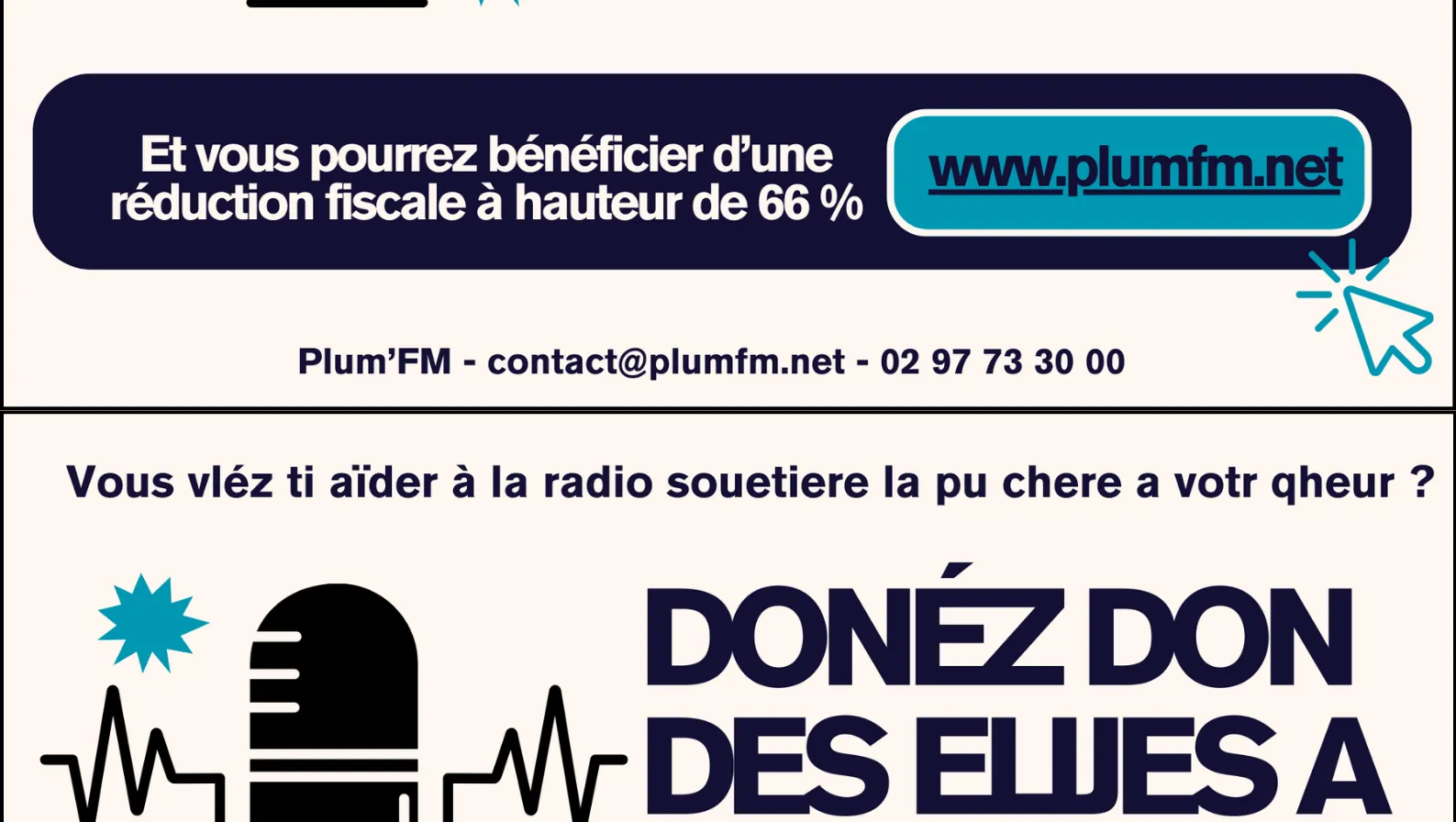 Campagne de dons et d'adhésions