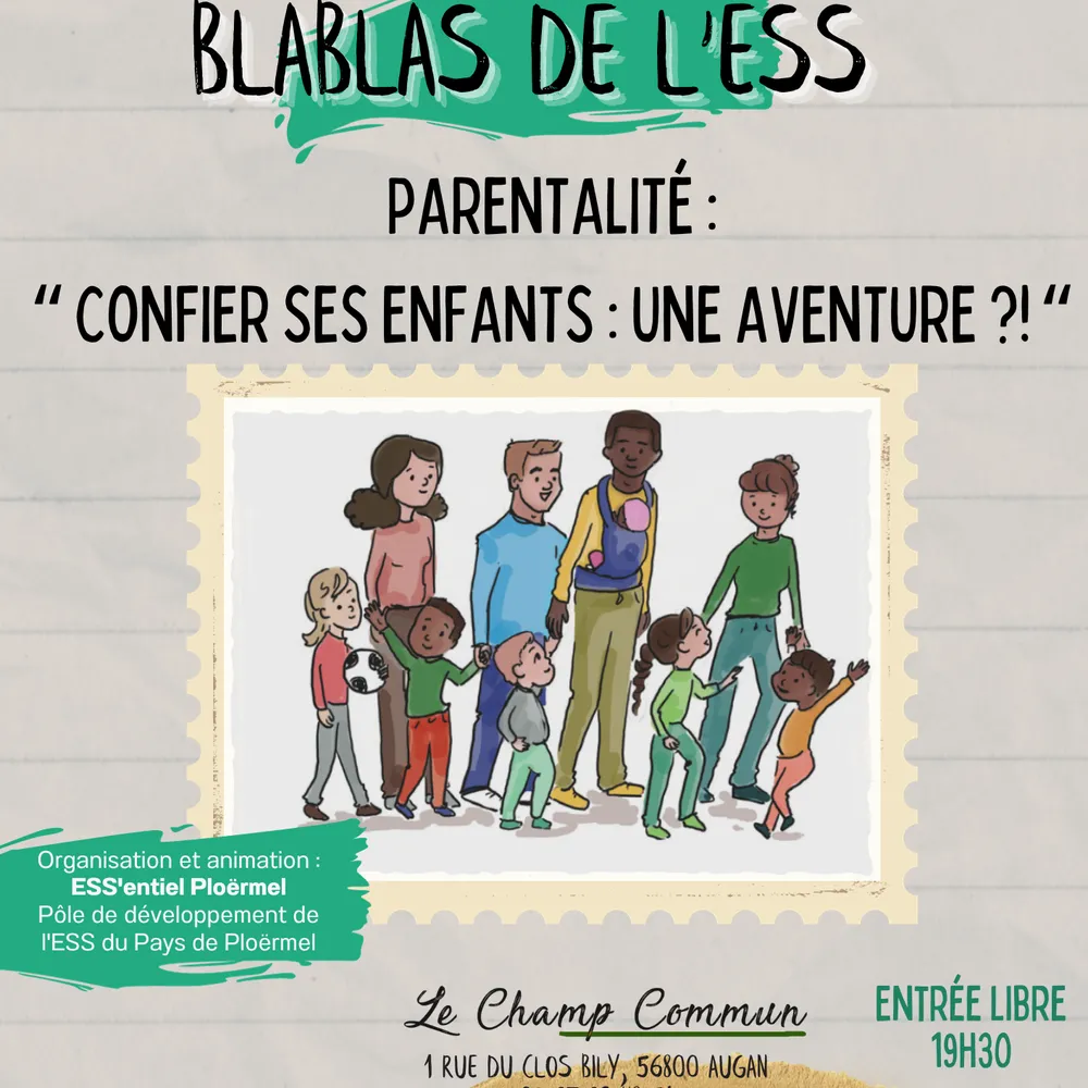 Parentalité : "Confier ses enfants : une aventure ?!" 31-01-2024