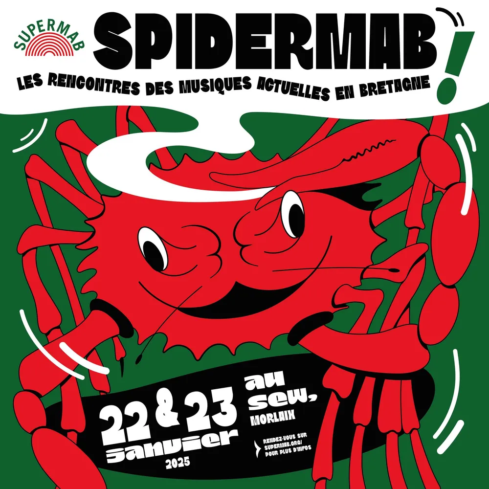 Spidermab : Les rencontres régionales des musiques actuelles en Bretagne