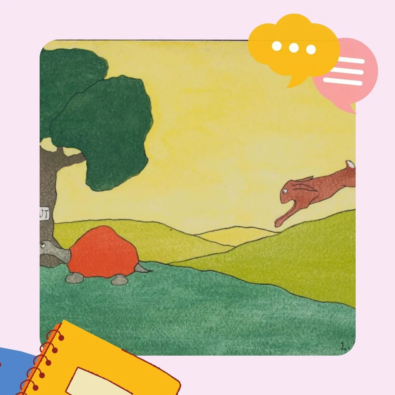 Fables : Le lièvre et la Tortue et Le Renard et le Raisin